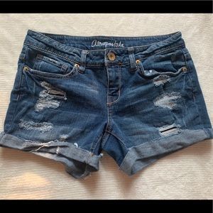 Aeropostale Distressed Shorts